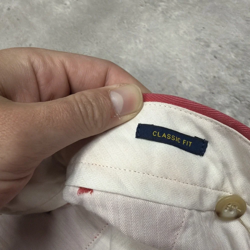 Polo Ralph Lauren Bedford Chino Classic Fit Red Cotton Twill Pants Size 32x30